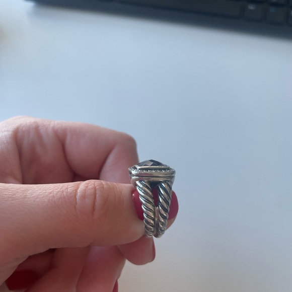 Authentic David Yurman Albion Ring With Lavender Amethyst And Diamonds - Picture 6 of 7